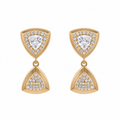 Anti-Tarnish Shield Design Earrings | NK Creation - NK Creation