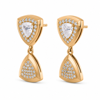 Anti-Tarnish Shield Design Earrings | NK Creation - NK Creation
