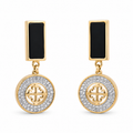 Anti-Tarnish Medallion Coin Earrings | NK Creation - NK Creation