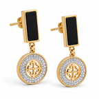 Anti-Tarnish Medallion Coin Earrings | NK Creation - NK Creation