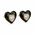 Anti-Tarnish Double Heart Earrings | NK Creation - NK Creation