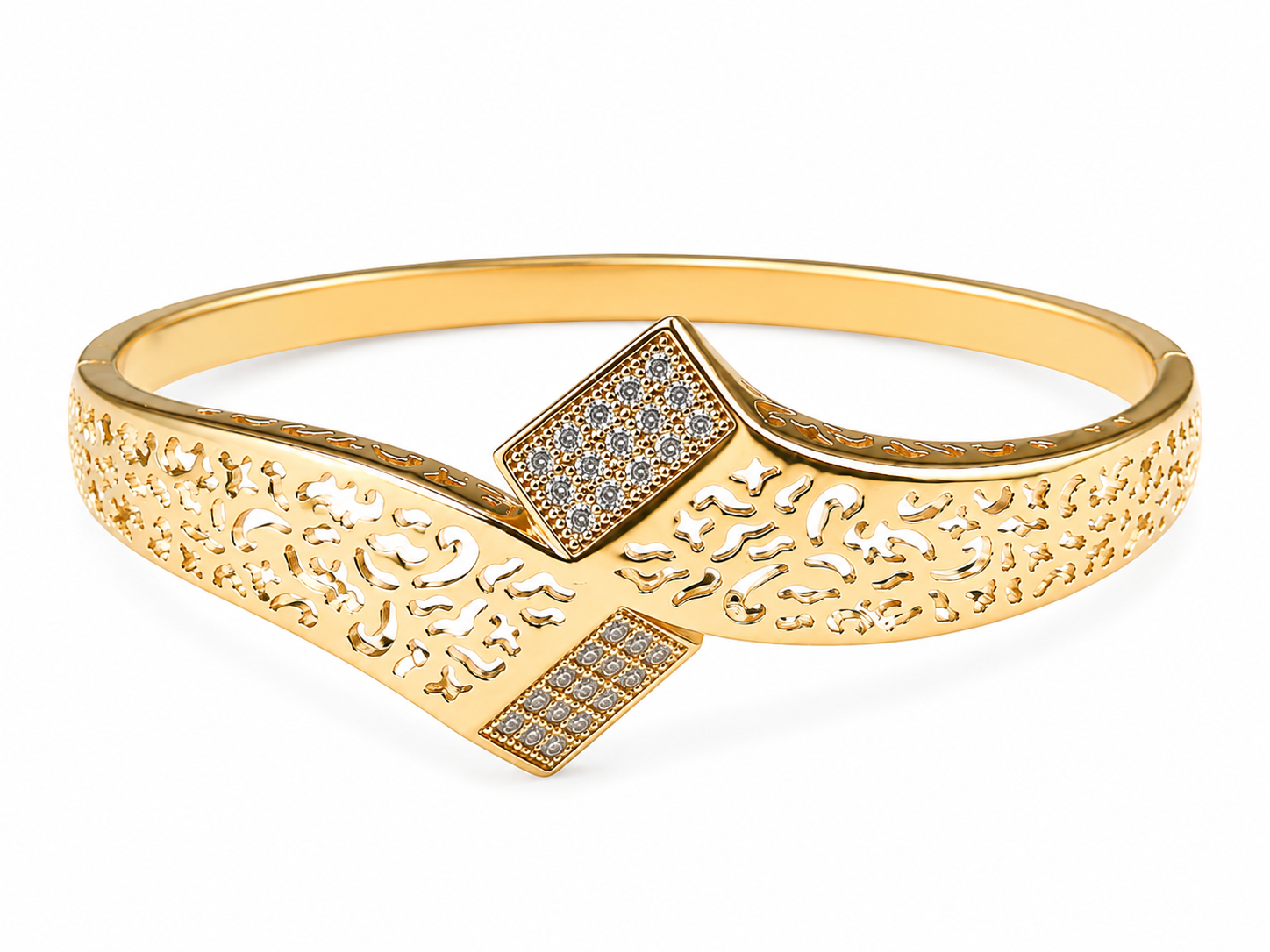Anti-Tarnish Classic Filigree Kada | NK Creation - NK Creation
