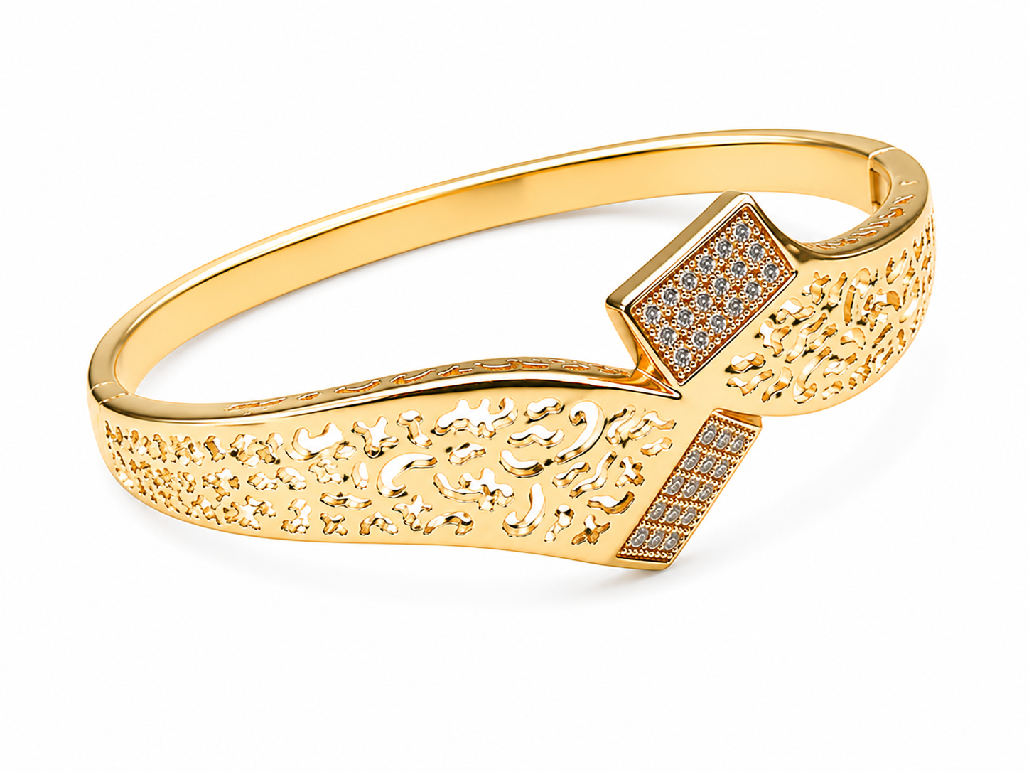 Anti-Tarnish Classic Filigree Kada | NK Creation - NK Creation