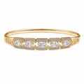 Anti-Tarnish Five-Stone Oval Kada - NK Creation
