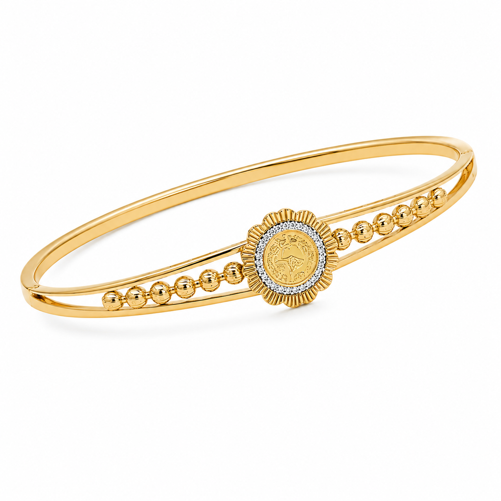 Anti-Tarnish Elegant Thin Kada | NK Creation - NK Creation